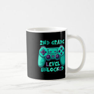 2nd Grade Boys Gamer Level Ck To School First Day  Coffee Mug