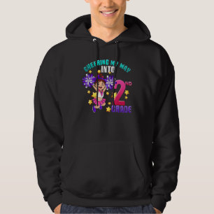 2nd Grade Cheerleader Uniform Kids First Day Of Sc Hoodie