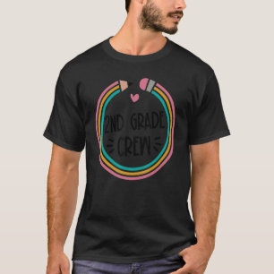 2nd Grade Crew Teacher Student Back To School T-Shirt
