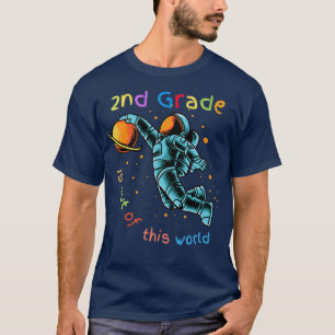 2nd grade cute astronaut Back to School T-Shirt