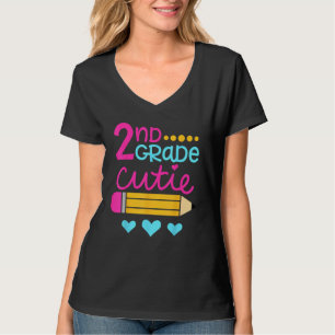 2nd Grade Cutie First Day of School Back to School T-Shirt
