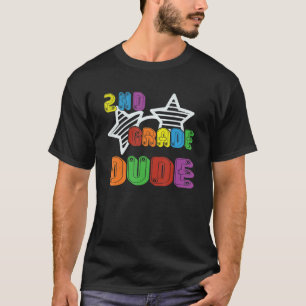 2nd Grade Dude Vintage Back To School T-Shirt