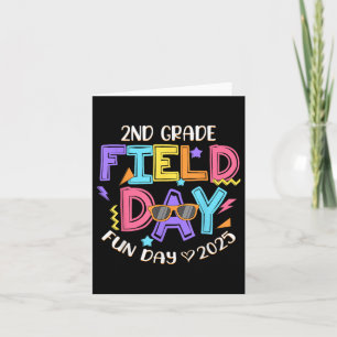 2nd Grade Field Day Fun Day 2025 School Teacher St Card