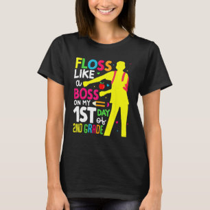 2nd Grade Floss Like A Boss Back To School First T-Shirt