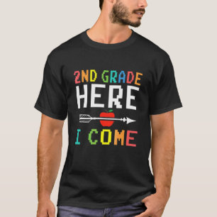 2nd Grade Here I Come Second Grade Teacher Video G T-Shirt
