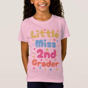 2nd Grade Kid's T-shirt - Little Miss 2nd Grader