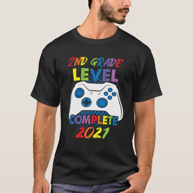 2Nd Grade Level Complete 2021 Elementary School Gr T-Shirt (Front)