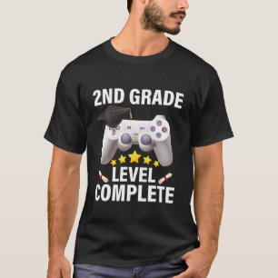2Nd Grade Level Complete Gamer Class Of 2021 Gradu T-Shirt