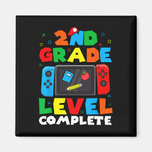 2nd Grade Level Complete Video Game Last Day Of Sc Magnet