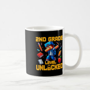 2nd Grade Level Unlocked Dabbing Boys Gamer Ck To  Coffee Mug