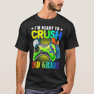 2nd Grade Level Unlocked Game On 2nd Grade Back To T-Shirt