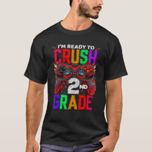 2nd Grade Level Unlocked Game On 2nd Grade Back To T-Shirt