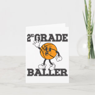 2nd Grade Ller Sketll Ck To School - Kids Sports  Card