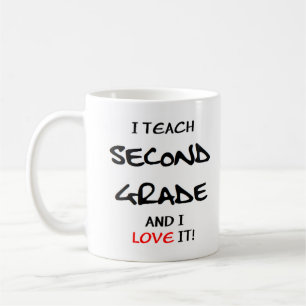 2nd grade love coffee mug
