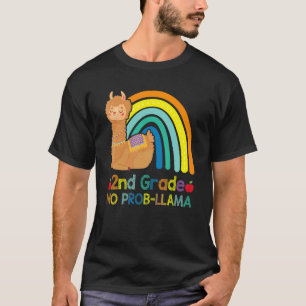 2nd Grade No Prob Llama Fourth Grade Team Teacher  T-Shirt