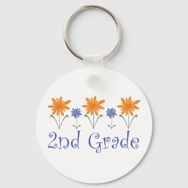 2nd Grade Present Key Ring (Front)