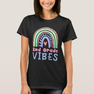2nd Grade Rainbow Boys Girls Teacher Team Second G T-Shirt