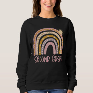 2nd Grade Rainbow Girls Boys Teacher Last Day Of S Sweatshirt