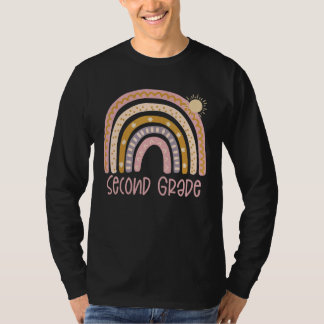 2nd Grade Rainbow Girls Boys Teacher Last Day Of S T-Shirt