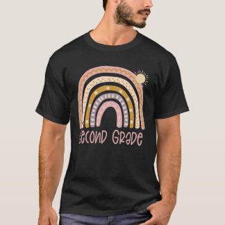2nd Grade Rainbow Girls Boys Teacher Last Day Of S T-Shirt