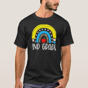 2nd Grade Rainbow Kids Teachers Field Day 2022 Bac T-Shirt