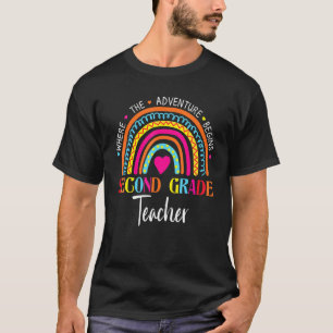 2nd Grade Rainbow Teacher Team Second Grade Squad T-Shirt