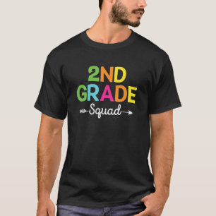 2nd Grade Squad Back To School 2nd Grade Teacher S T-Shirt