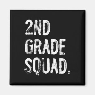 2nd Grade Squad Ck To School Student Teacher  Magnet