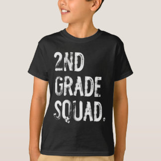 2nd Grade Squad Ck To School Student Teacher  T-Shirt