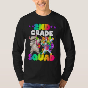 2nd Grade Squad Dabbing Unicorn Sheep Team 2nd Gra T-Shirt