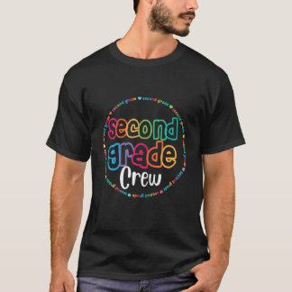 2Nd Grade Squad Second Teacher Student Team Back T T-Shirt