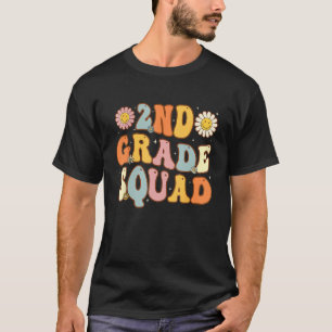 2nd Grade Squad Second Teacher Student Team Back T T-Shirt