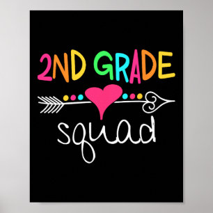 2nd Grade Squad Second Teacher Student Team Ck To  Poster