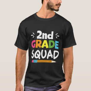 2nd Grade Squad Second Teacher Student Team Ck To T-Shirt