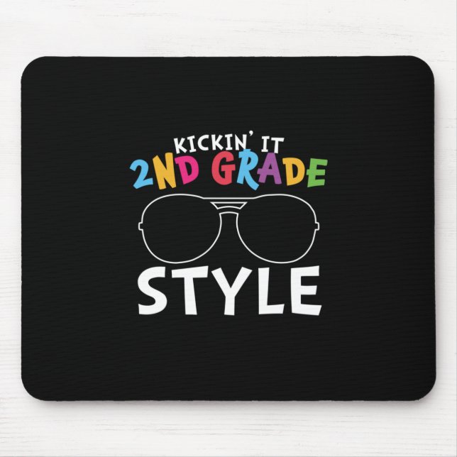 2nd Grade Teacher 2nd Grade Style Mouse Pad (Front)