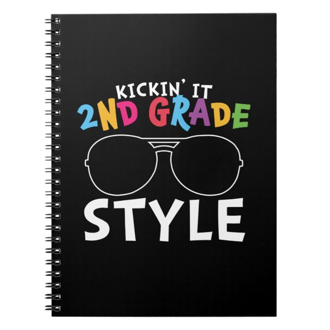 2nd Grade Teacher 2nd Grade Style Notebook (Front)
