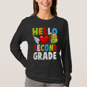 2nd grade teacher back to school for women kids st T-Shirt