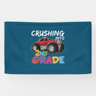 2nd Grade Teacher Crushing Into 2nd Grade Banner