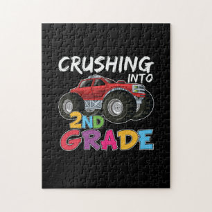 2nd Grade Teacher Crushing Into 2nd Grade Jigsaw Puzzle