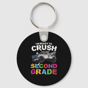 2nd Grade Teacher I Am Ready To Crush Second Grade Key Ring