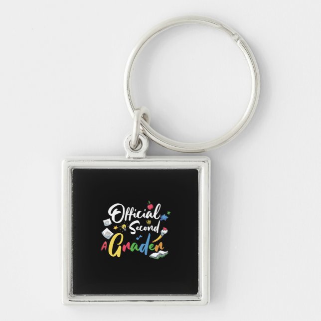 2nd Grade Teacher Official Second Grader Key Ring (Front)