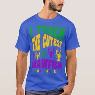 2nd Grade Teacher Shirt Teach the Cutest Crawfish