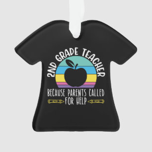 2nd Grade Teacher Shirts I Love My Second Graders Ornament