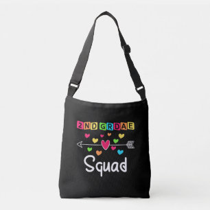 2nd grade Teacher Shirts School Team Second Grade Crossbody Bag