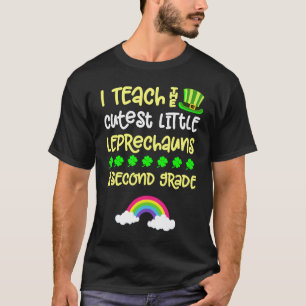 2nd Grade Teacher St Patrick Day Second Rainbow Le T-Shirt