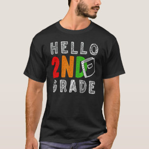 2nd Grade Teacher Student Back To School Hello Sec T-Shirt