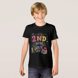 2nd Grade Teacher T-Shirt Back to School Tri-Blend Shirt