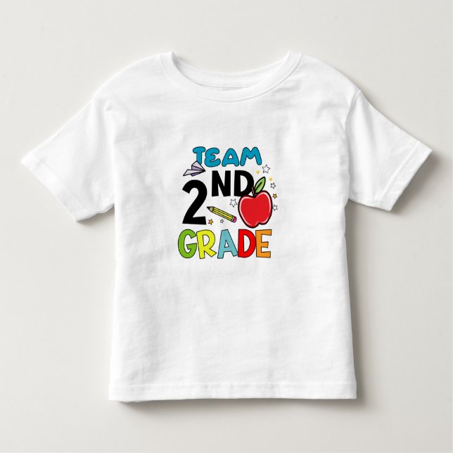 2nd Grade Team 2nd Grade Squad Teacher Gifts Toddler T-Shirt (Front)