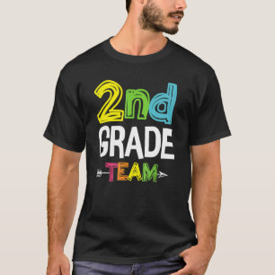 2nd Grade Team 2nd Grade Squad Teacher T-Shirt