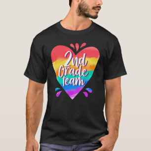 2nd Grade Team Back To School Teacher Second Grade T-Shirt